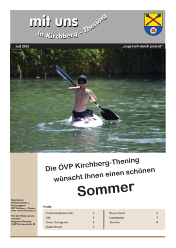Ausgabe Juli 2020