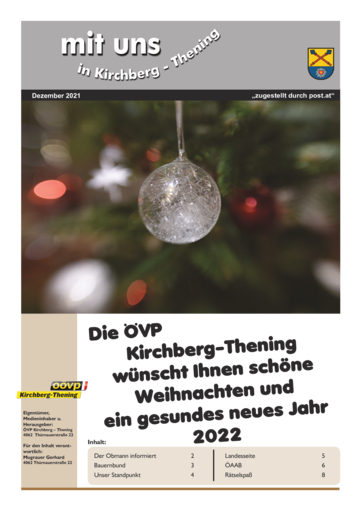 Ausgabe Dezember 2021